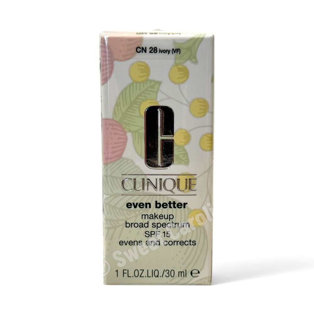 Clinique Even Better Makeup CN 28 IVORY SPF 15 Foundation 30ml Full Size NEW